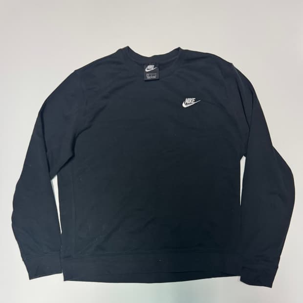 나이키 기본 트레이닝 스웻 맨투맨 L 블랙