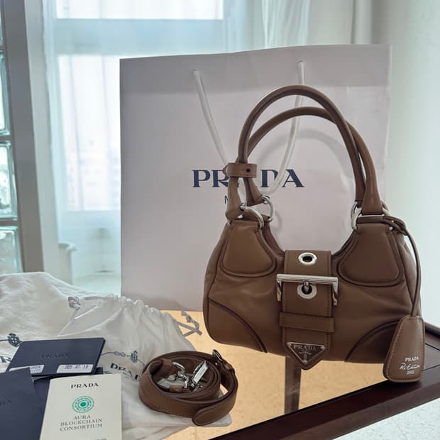 정가 350만 프라다 문백 / 연예인착용