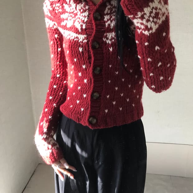 아베크롬비 노르딕 니트 가디건