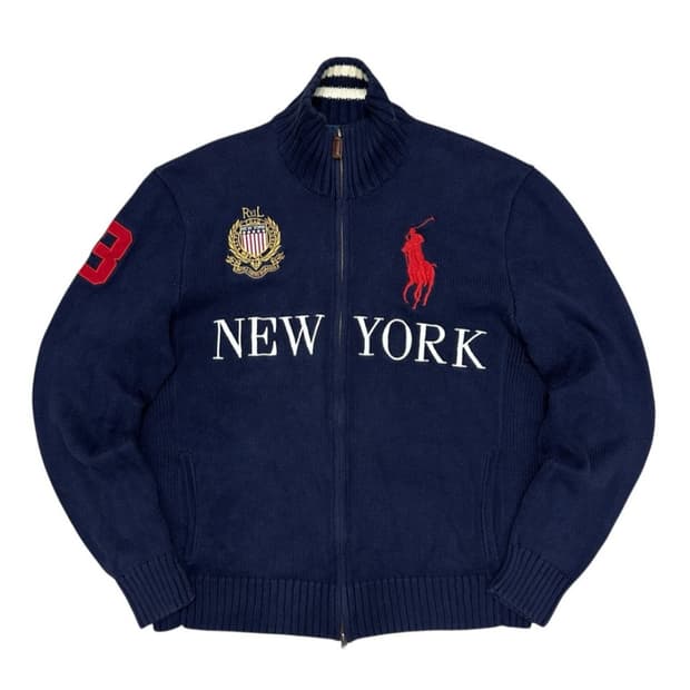 폴로 치프키프 뉴욕 투웨이 니트집업