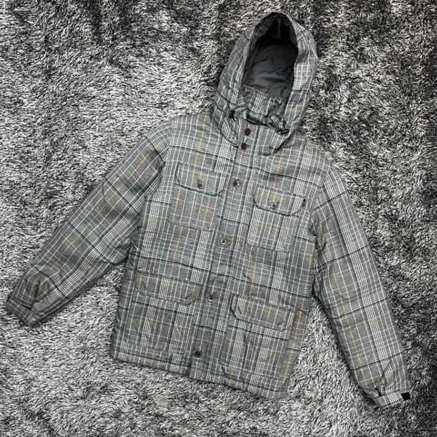반스 체크 패딩 자켓 (95)
