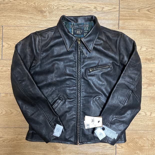 RRL 뉴스보이 레더 자켓 (M)