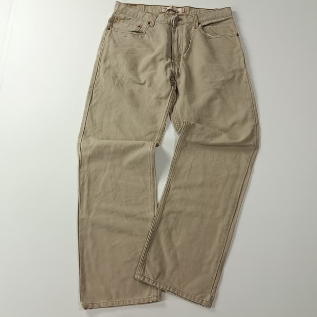 CA556 33 리바이스 559 00s 캔버스 베이지 치노 팬츠 바지