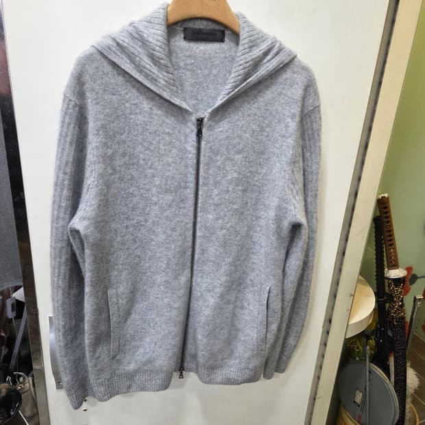 존바바토스 캐시미어 100프로 후드집업