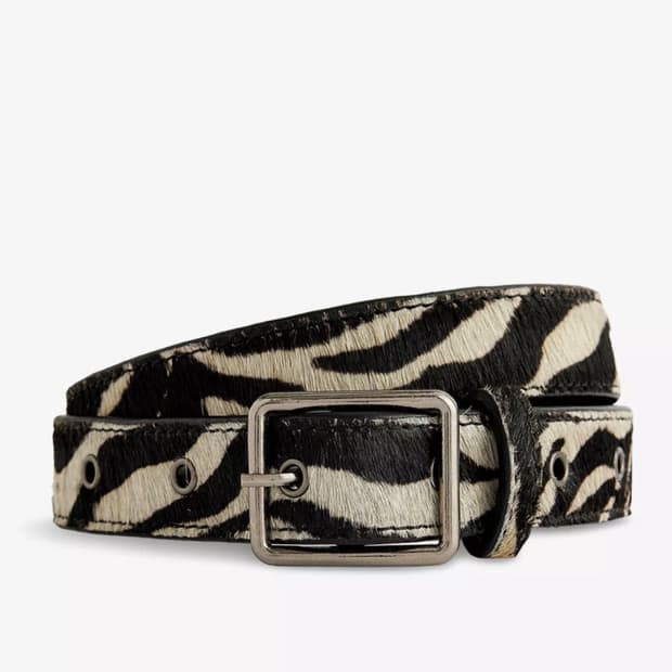 Jaded London zebra belt