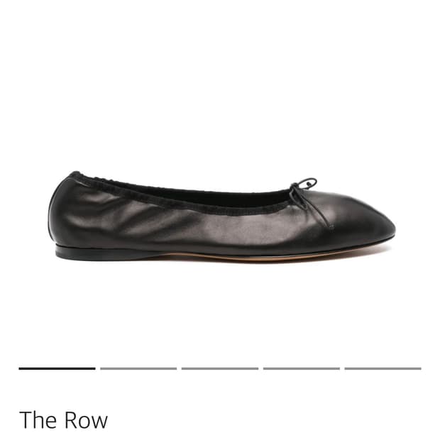 therow 더로우 아워 발레리나 플랫 슈즈
