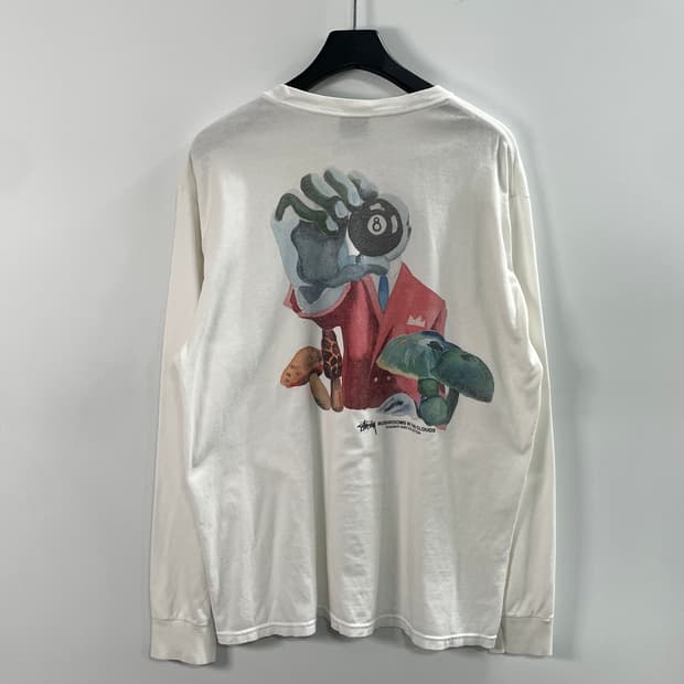 20ss 스투시 머쉬름 인더클라우드 롱슬리브 긴팔티 (on.568)