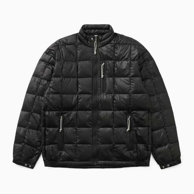[Khakis] 카키스 캠퍼 다운 자켓 블랙 (XS)