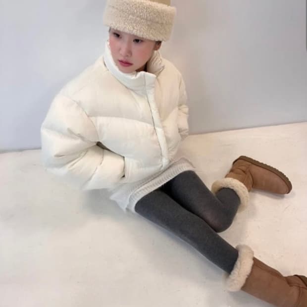시눈 Puffer Jacket 패딩 아이보리