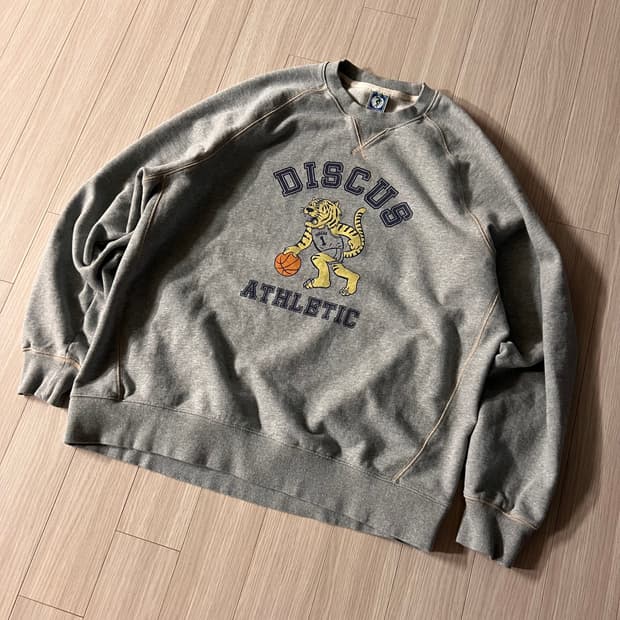 디스커스 애슬레틱 맨투맨 그레이 타이거 2XL(XL)