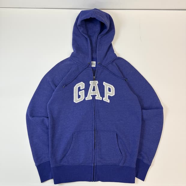 갭 스펠로고 후드집업 보카시퍼플 m