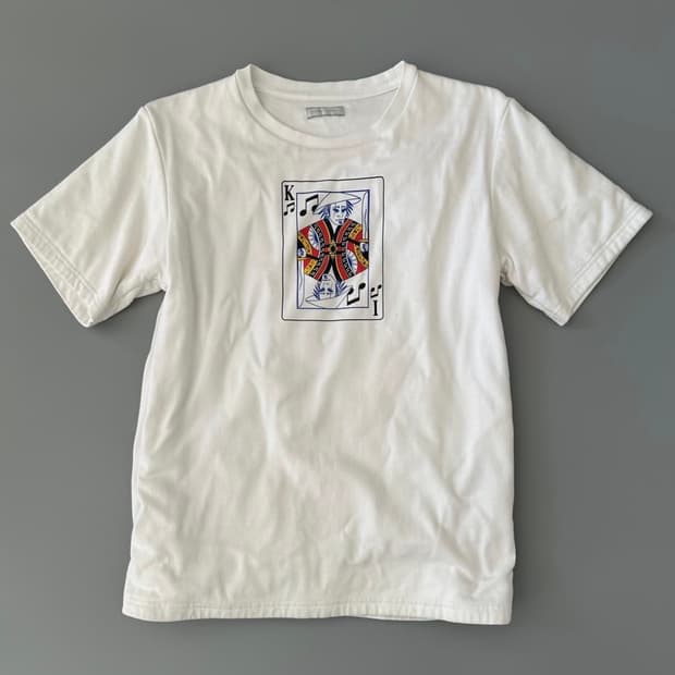 넘버나인 Number (N)ine 카드 반팔 티셔츠 size3