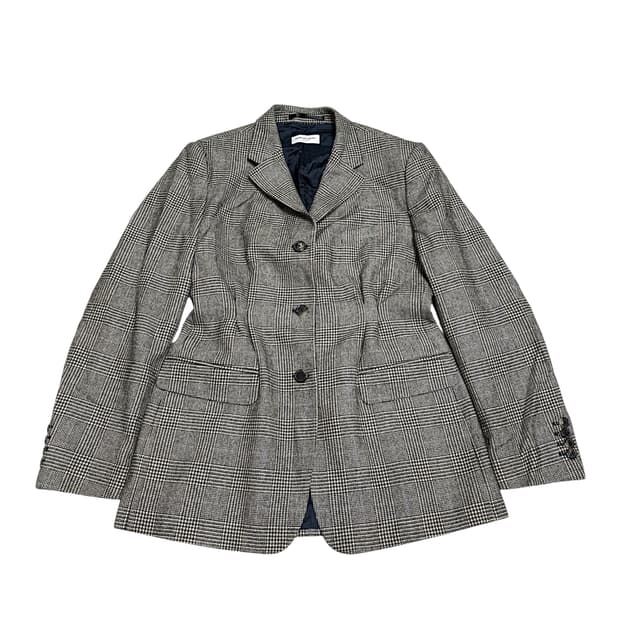 DRIES VAN NOTEN HOUND TOOTH CHECK BLAZER