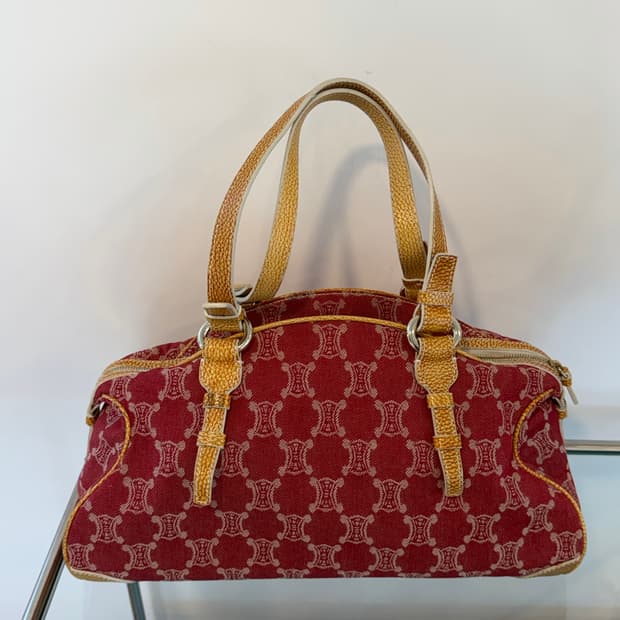 Celine Macadam Denim Bag