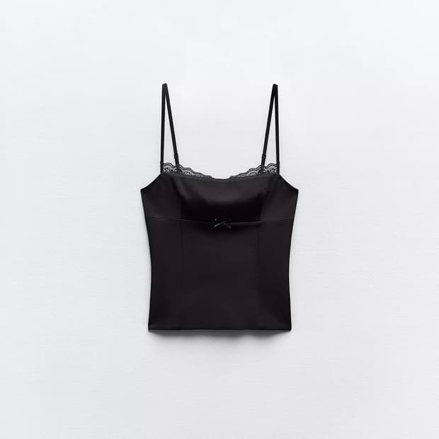 Zara camisole satin top