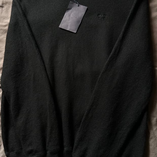 프라다 / 로고 니트 / 54