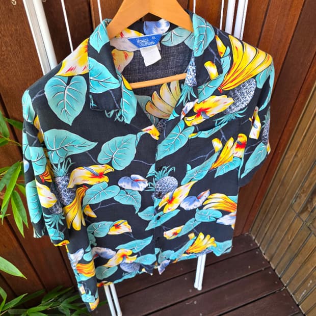[USA]Hawaii Blues 알로하 셔츠!