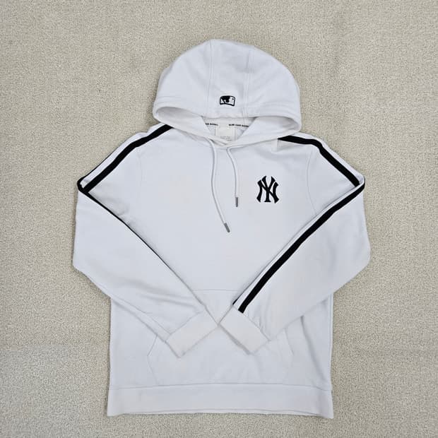 [100]] MLB 엠엘비 뉴욕양키스 라인 후드 티셔츠 1027JM1