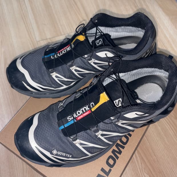 [중고]살로몬 XT-6 고어텍스 블랙 에보니 285mm
