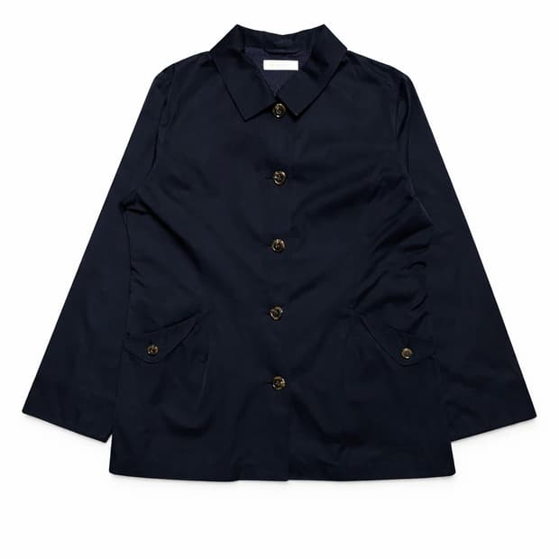 JPN 00s 일본빈티지 모리걸 아메카지 골든베어 네이비 하프코트 자켓