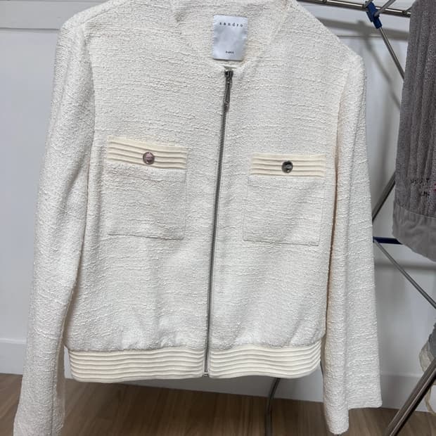 산드로 트위드 자켓