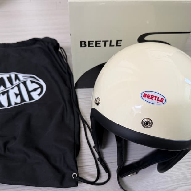 BEETLE 바이크 헬멧  LAC2 - IVORY (L사이즈)