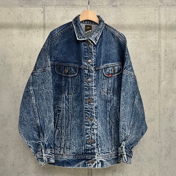 80s Lee RIDER DENIM TRUCKER JACKET