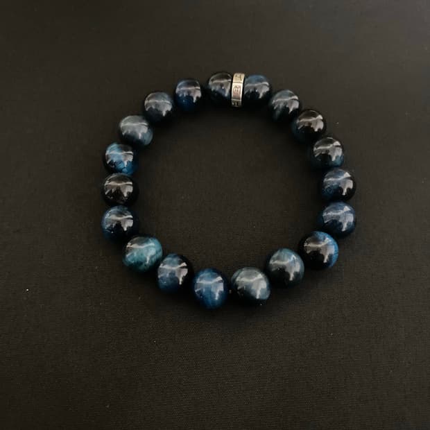 다크 블루 호안석 팔찌 10mm