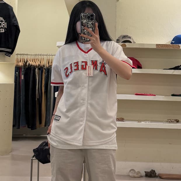 마제스틱 LA 애인절스 야구 유니폼 U1727