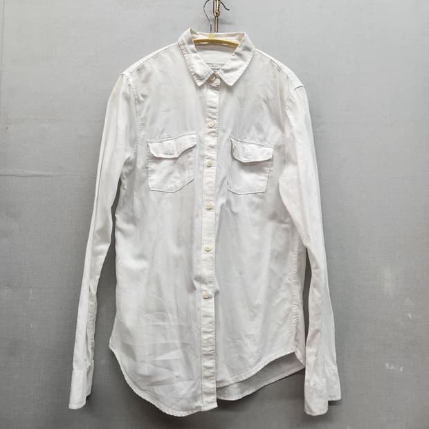 아베크롬비 로고 자수 웨스턴 셔츠 S(S)