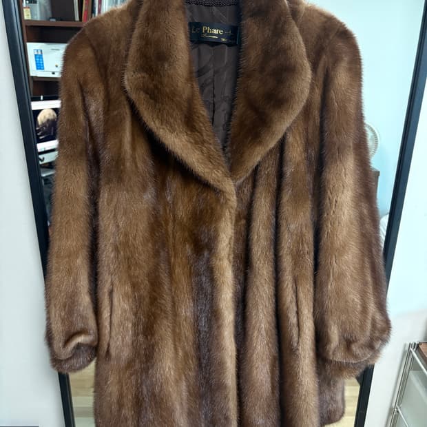 사가밍크 리얼 퍼자켓 진도모피