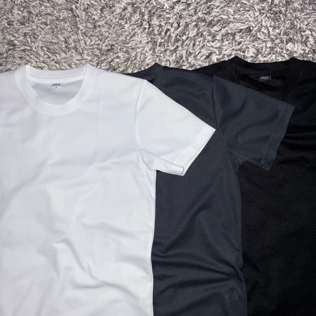 기능성 무지 반팔 3종 S