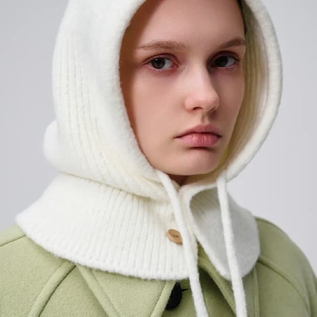 시오르 Alru balaclava_white