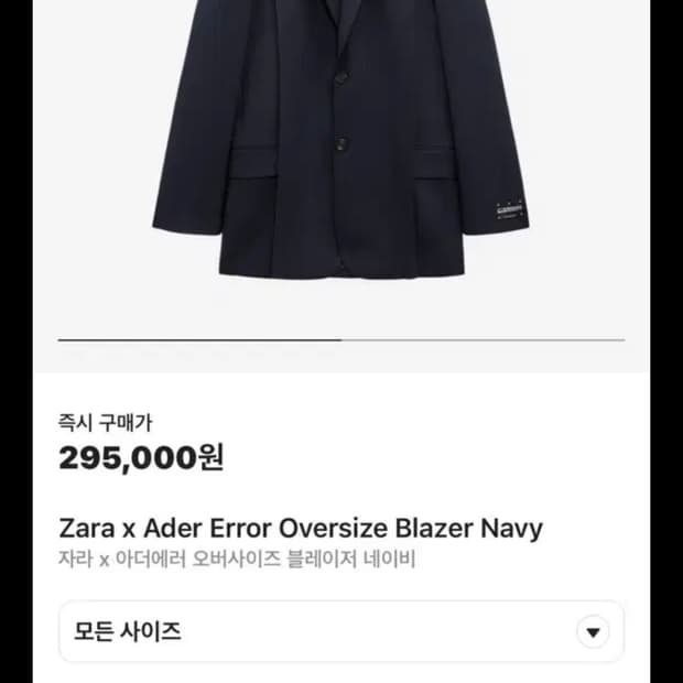 자라X아더에러 블레이저 L