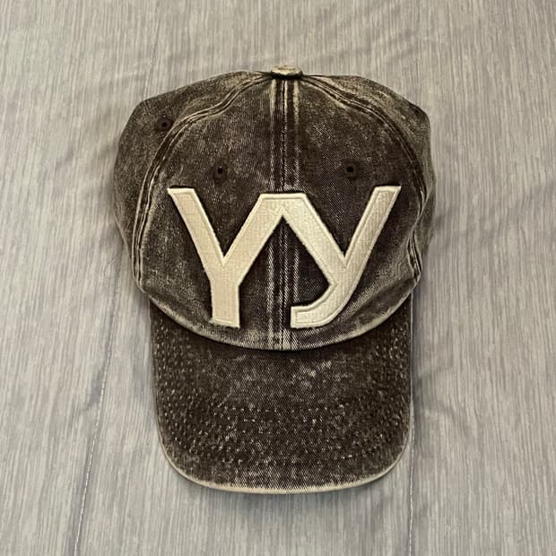 Open Yy 코튼 볼캡 브라운