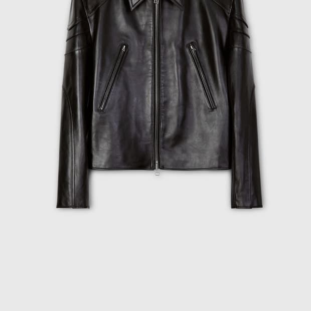 타일레 24ss 카우하이드 레더 바이커 자켓 1사이즈