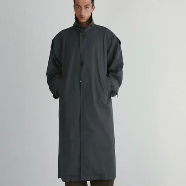 [1] 렉토 24FW 잭 오버 트렌치코트 차콜