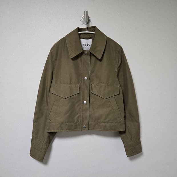 코스 코튼 크롭 자켓 / 여성 자켓/ 여자 자켓 