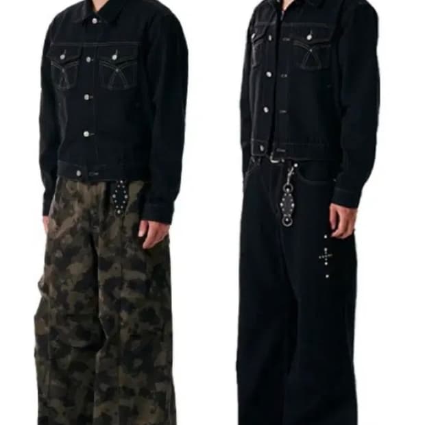 아캄 웨스턴 스터드 데님 자켓 2사이즈