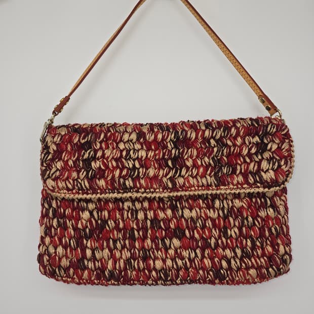 핸드메이드 무드 니트 숄더백 