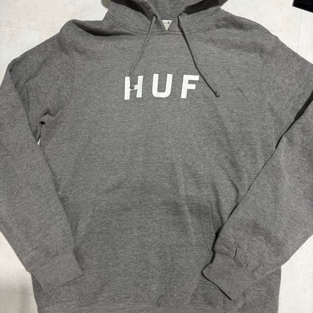 허프 구버전 기모후드 L 새상품급