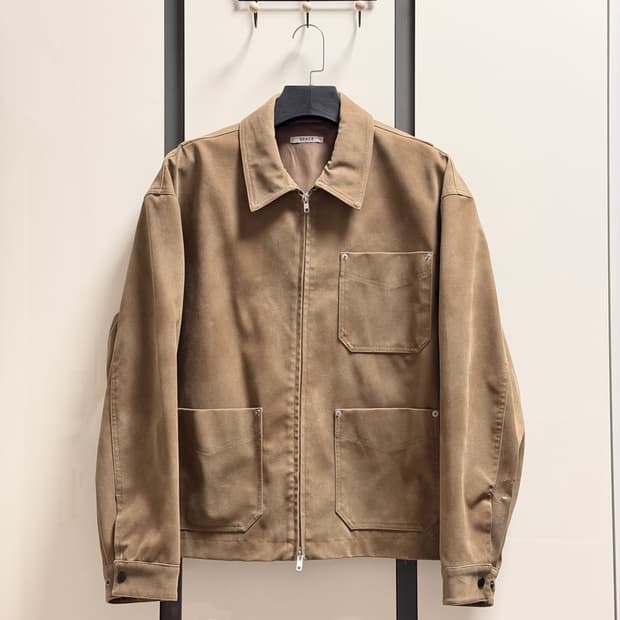 (105)모어 스웨이드 자켓