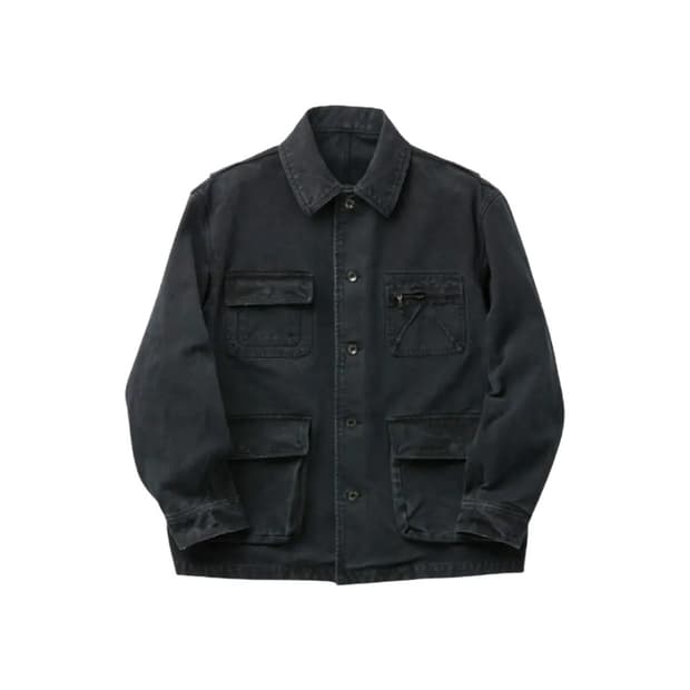 쿠어 오버 다이드 커버올 자켓 (워시드차콜)S 삽니다