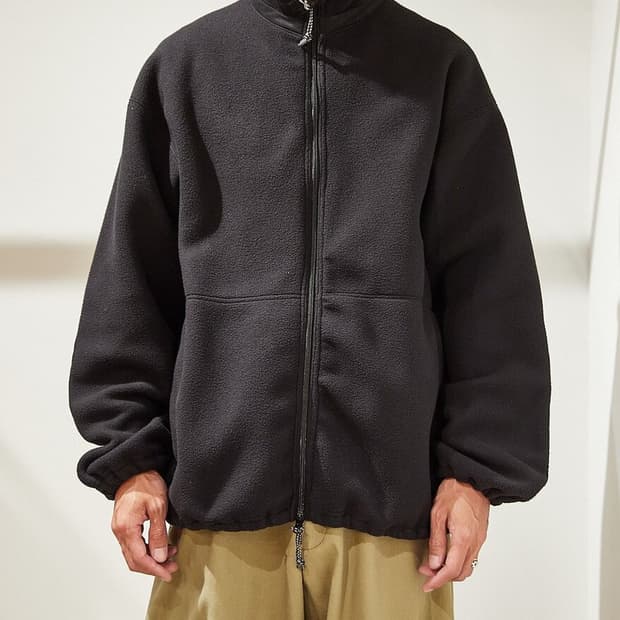 마카웨어 보일드 울 플리스 자켓