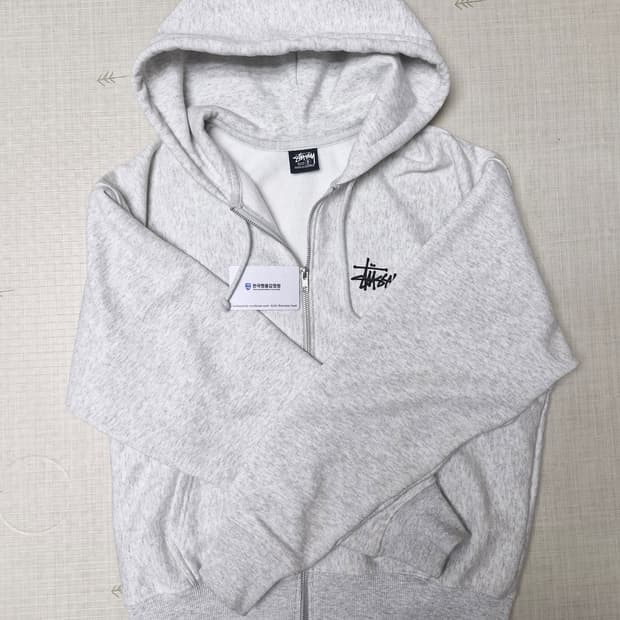 스투시 베이직 후드집업s 새상품