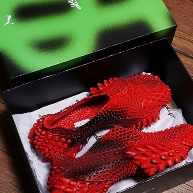 푸마 ASAP ROCKY 에이셉라키 F1 모스트로 3D 팝 레드스니커즈