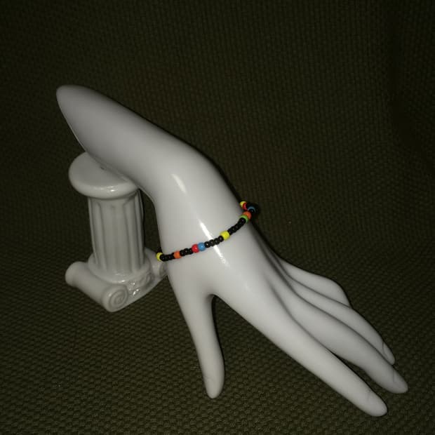 알록달록 비즈팔찌