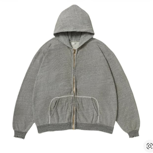 [구매글] [2] 아프레쎄 26SS 빈티지 라이트웨이트 후드집업 그레이