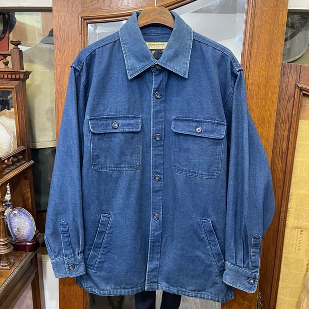90's work shirt jacket