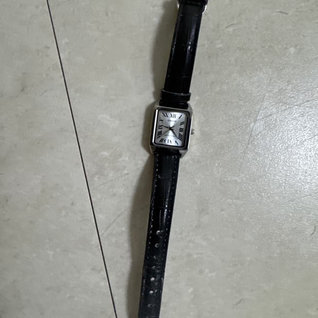 카시오 가죽시계